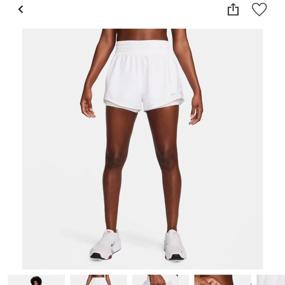 Nike Women’s One Dry-FIT High-Waisted 3” 2-in-1 Shorts